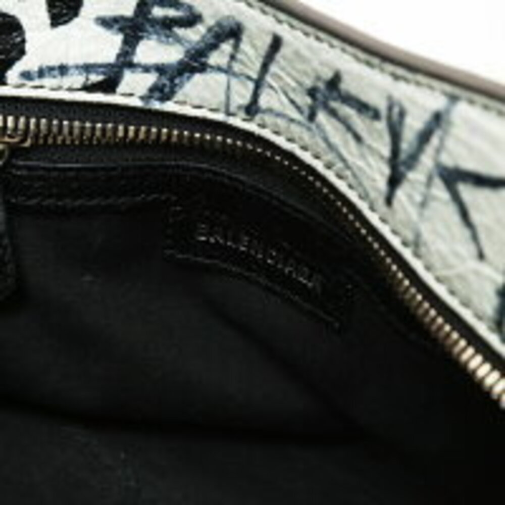 Balenciaga Neo Cagoll Graffiti City Handbag Black - Picture 9 of 11